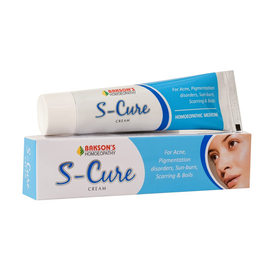Dr. Bakshi's Bakson's Homoeopathy S-Cure Cream - Acne-Prone Skin Solution