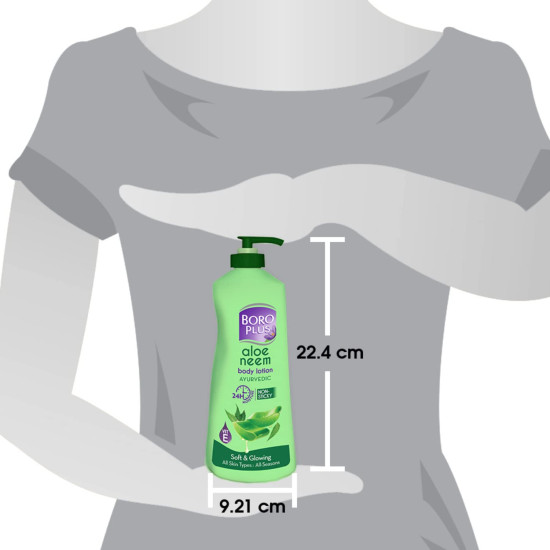 BoroPlus Aloe Neem Body Lotion 400ml - Non-Sticky Hydration