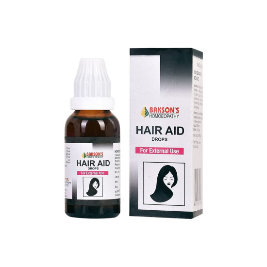 Bakson's Hair Aid (External) Drops 30 ml - Complete Hair Care Pack of 2