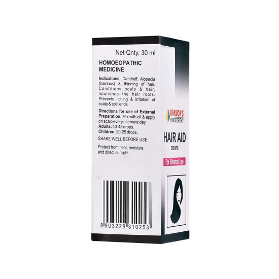 Bakson's Hair Aid (External) Drops 30 ml - Complete Hair Care Pack of 2
