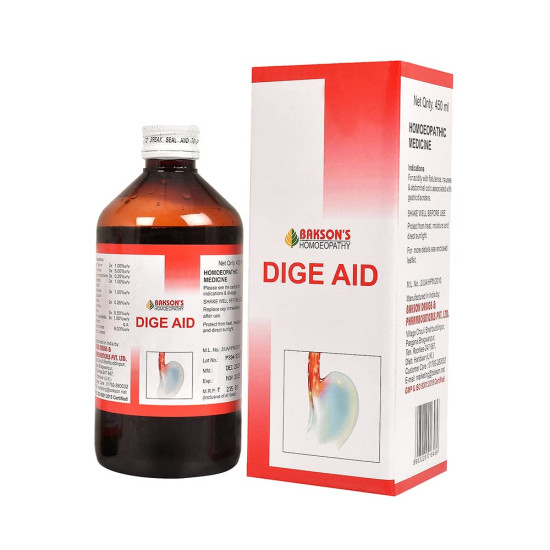 Dr. Bakshi's BAKSON'S HOMOEOPATHY Dige Aid Syrup - Rapid Digestive Relief