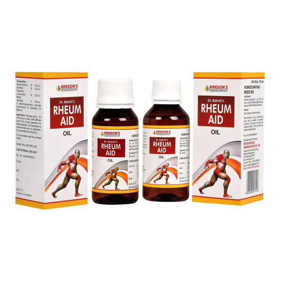 Dr. Bakshi's BAKSON'S HOMOEOPATHY Rheum Aid Oil - Joint & Muscle Care