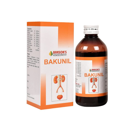 Dr. Bakshi's BAKSON'S HOMOEOPATHY Bakunil Syrup (200ml) - Renal Support