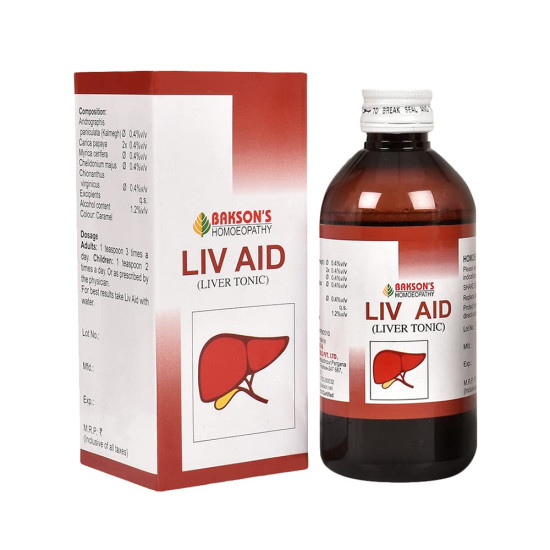 Dr. Bakshi's BAKSON'S HOMOEOPATHY Liv Aid Syrup - Natural Liver Support