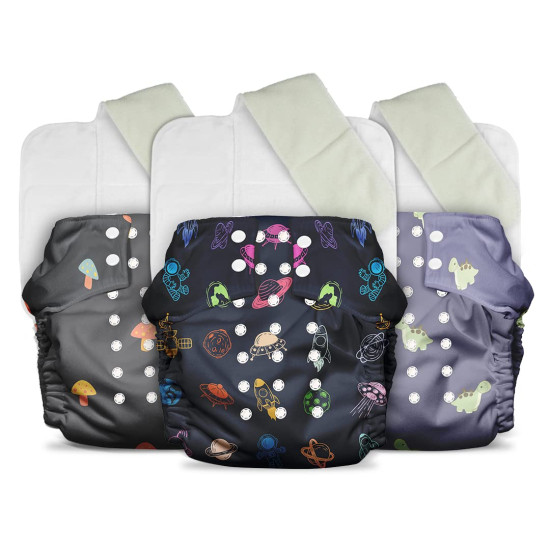 Mother Sparsh Plant Powered Cloth Diaper for Babies - Organic Comfort & Adjustable Fit