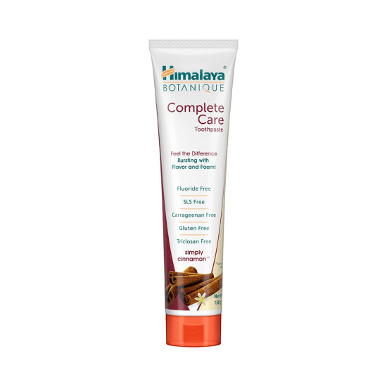 Himalaya Botanique Complete Care Toothpaste - Simply Cinnamon | Fluoride & SLS Free | 150g