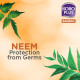 BoroPlus Antiseptic Sandal Soap with Neem - 99.9% Germ Protection