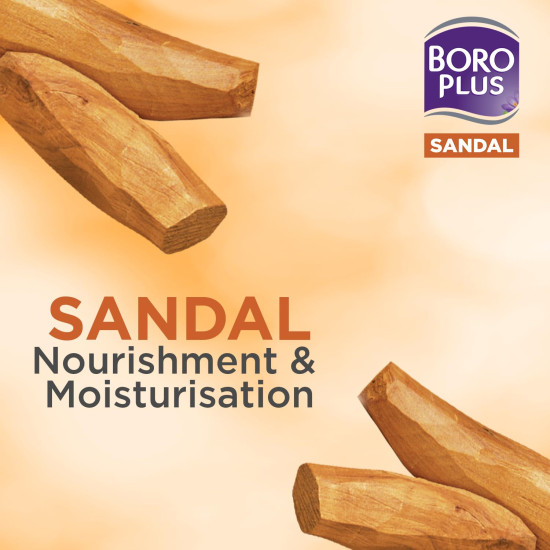BoroPlus Antiseptic Sandal Soap with Neem - 99.9% Germ Protection