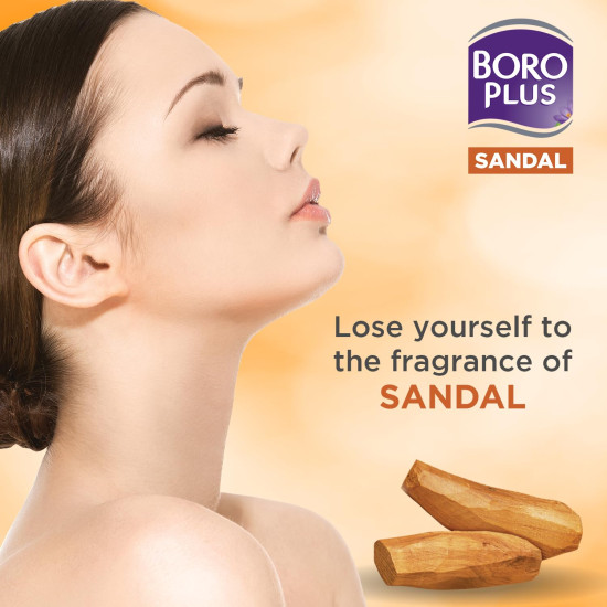 BoroPlus Antiseptic Sandal Soap with Neem - 99.9% Germ Protection