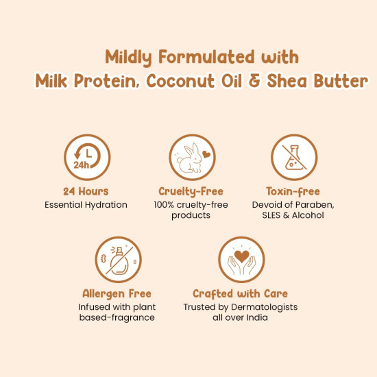 Mother Sparsh Milky Soft Baby Lotion - 24Hrs Moisturization