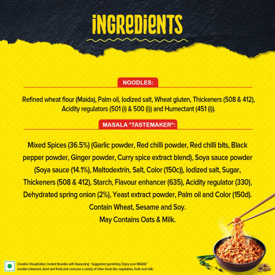MAGGI 2-Minute Spicy Manchurian Noodles - Easy to Cook, 244g