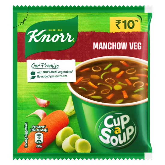 Knorr Cup a Soup Manchow Veg 11gm - Instant Indian Flavor