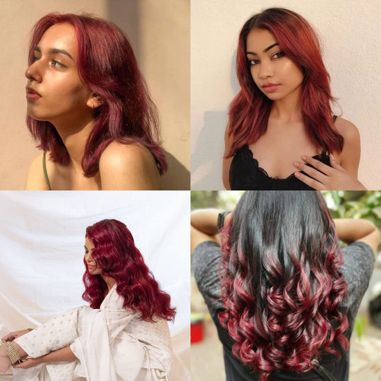 Paradyes Semi-permanent Ruby Wine Hair Colour - Aloe-vera Infused