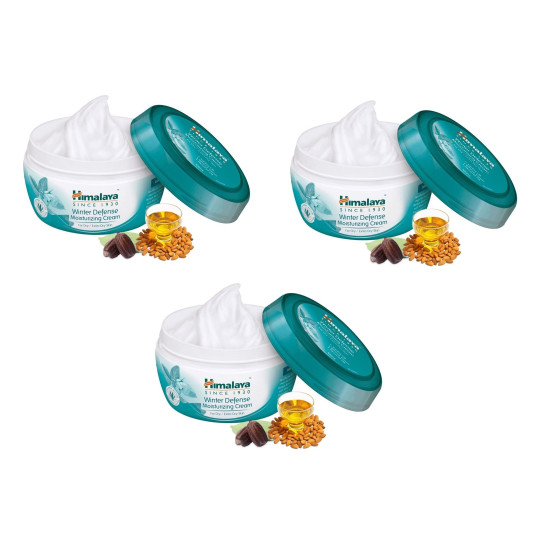 Himalaya Winter Defense Moisturizing Cream 50 Gm (Pack of 3) - Ultimate Winter Hydration