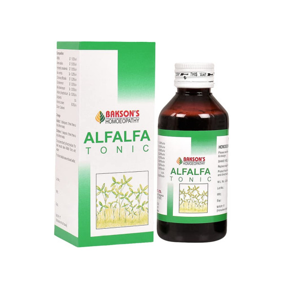 Dr. Bakshi's BAKSON'S HOMOEOPATHY Alfalfa Tonic With G Syrup - General Wellness