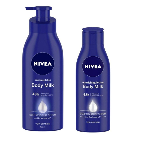 NIVEA Ultimate Best Seller Combo - Nourishing Body Milk & Moisturizing Cream