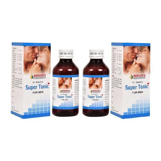 Dr. Bakshi's BAKSON'S HOMOEOPATHY SUPER TONIC-115ML (Pack of 2) - Natural Healing Formula