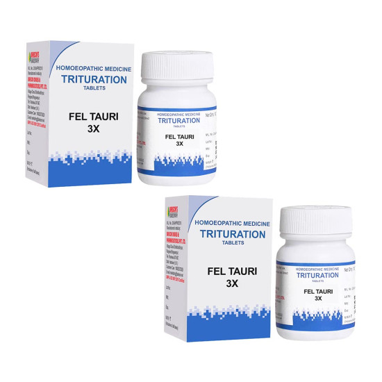 Dr. Bakshi's BAKSON'S HOMOEOPATHY FEL TAURI-3X TABLETS - Digestive Health Solution