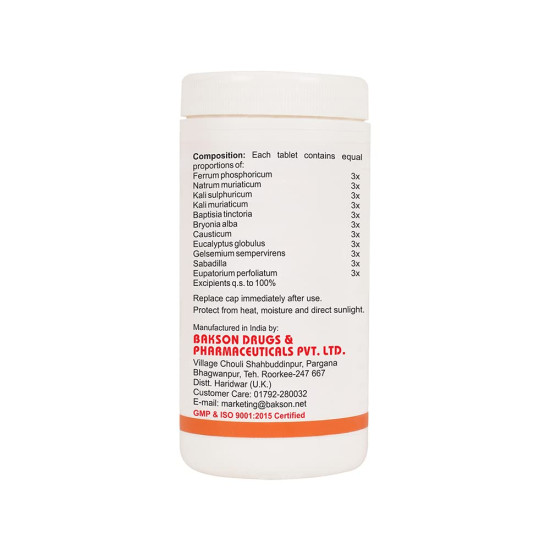 Dr. Bakshi's BAKSON'S HOMOEOPATHY ALLER AID TABLETS - Allergy Relief