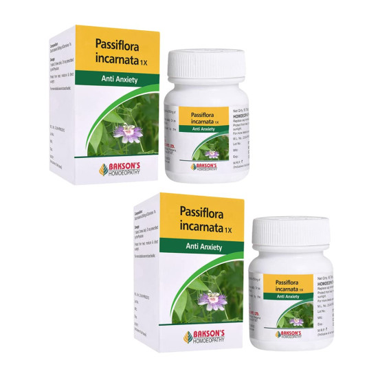 Dr. Bakshi's BAKSON'S HOMOEOPATHY PASSIFLORA INCARNATA - Natural Sleep Aid