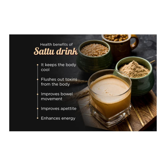 Ghotaram Jau Barley Sattu - High-Fiber & Protein Rich Flour Ghotaram Jau Barley Sattu - High-Fiber & Protein Rich Flour