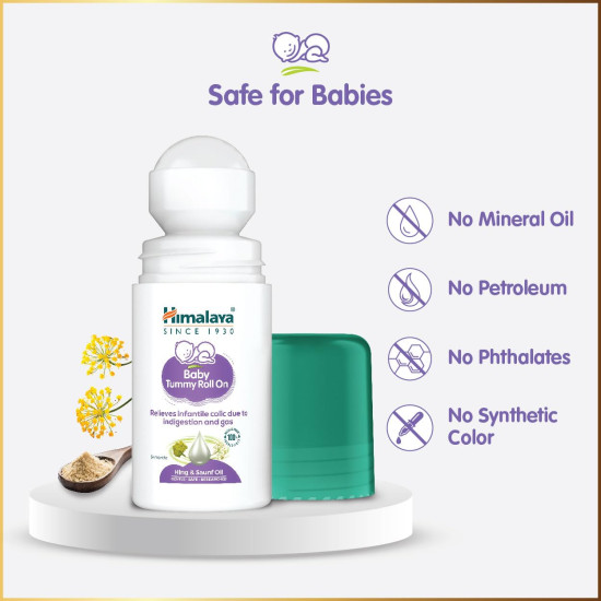 Himalaya Baby Tummy Roll on - Gentle Colic Relief for Babies