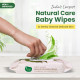 Mother Sparsh Natural Care Baby Wipes - 100% Plant Made Fabric with Grapefruit