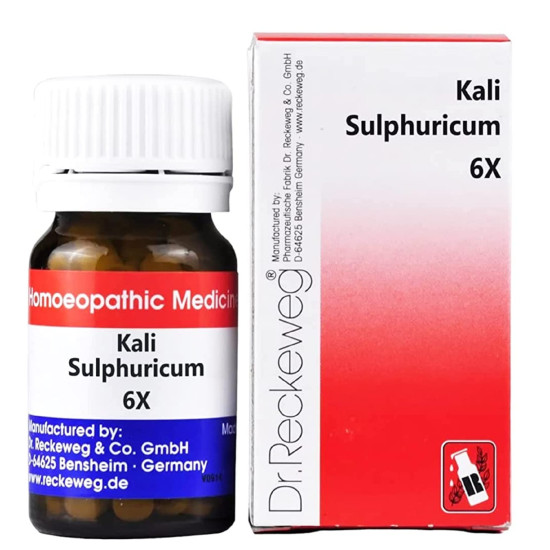 Dr Reckeweg Kali Sulphuricum 6x 20 gm Pack of 2 - Homeopathic Remedy