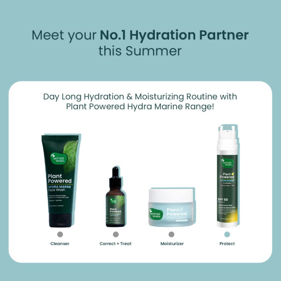 Mother Sparsh Plant Powered Hydra Marine Invisible Sunscreen Gel - SPF50 PA+++