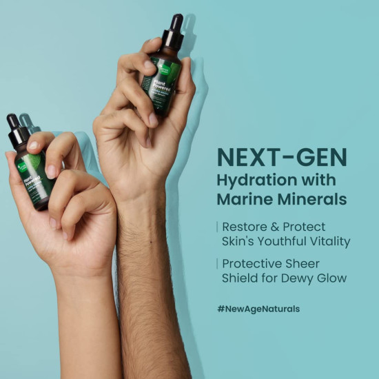 Mother Sparsh Plant Powered Hydra Marine Face Serum - Lightweight Formula for Intense Hydration