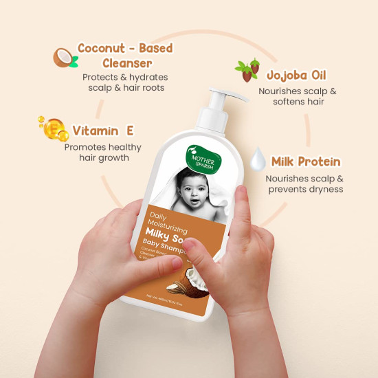Mother Sparsh Milky Soft Baby Shampoo - Tear Free Formula Mother Sparsh Milky Soft Baby Shampoo - Tear Free Formula