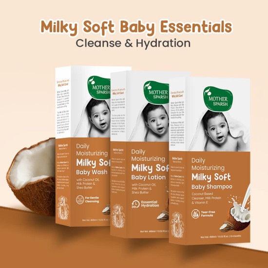 Mother Sparsh Milky Soft Baby Shampoo - Tear Free Formula Mother Sparsh Milky Soft Baby Shampoo - Tear Free Formula