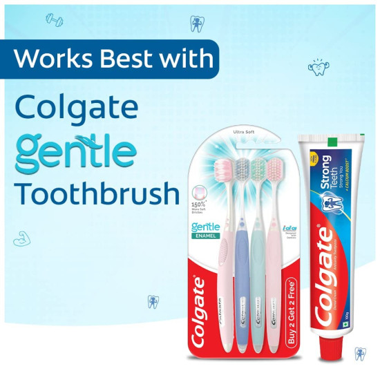 Colgate Strong Teeth Toothpaste - Cavity Protection & Calcium Boost