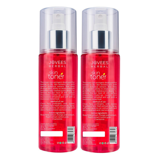 Jovees Herbal Rose Skin Toner - Youthful Glow & Pore Tightening