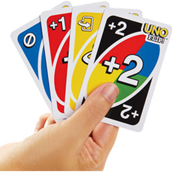 Mattel Games Uno Flip Side Card Game - Double-Sided Fun