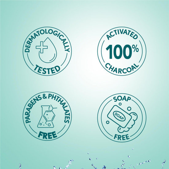 Himalaya Pollution Detox Charcoal Face Wash | 100ml - Activated Charcoal & Green Tea