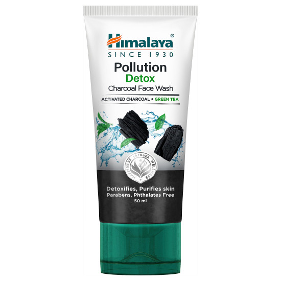 Himalaya Pollution Detox Charcoal Face Wash - Purifying 50ml