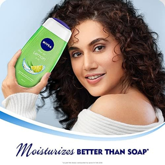 NIVEA Lemon & Oil Body Wash - Refreshing Care for Home & Travel