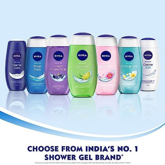 NIVEA Lemon & Oil Body Wash - Refreshing Care for Home & Travel