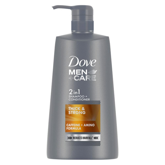 Dove Men+Care Thick & Strong 2in1 Shampoo+Conditioner - Resilient & Voluminous Hair