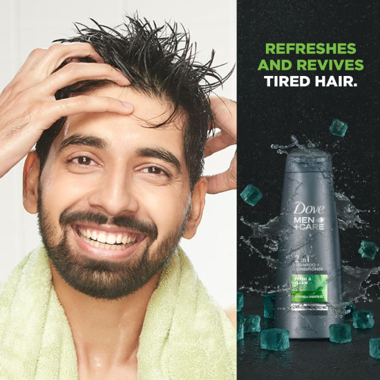 Dove Men+Care Fresh & Clean 2in1 Shampoo+Conditioner - Cooling Menthol Formula
