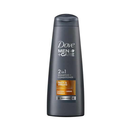 Dove Men+Care Thick & Strong 2in1 Shampoo+Conditioner - Resilient Hair Care