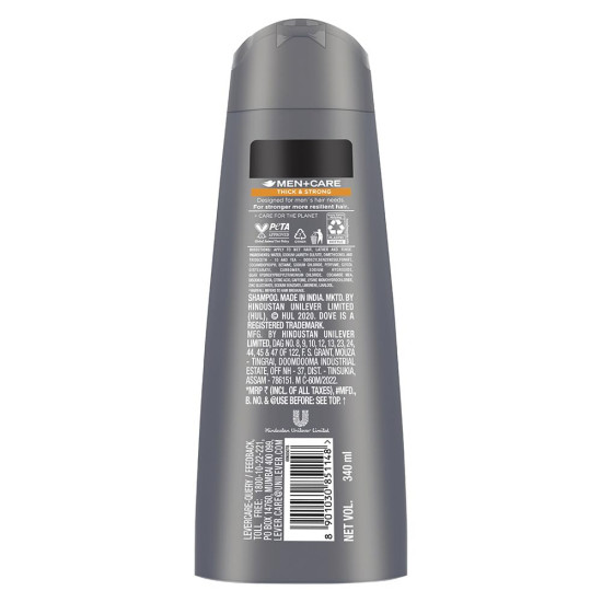 Dove Men+Care Thick & Strong 2in1 Shampoo+Conditioner - Resilient Hair Care