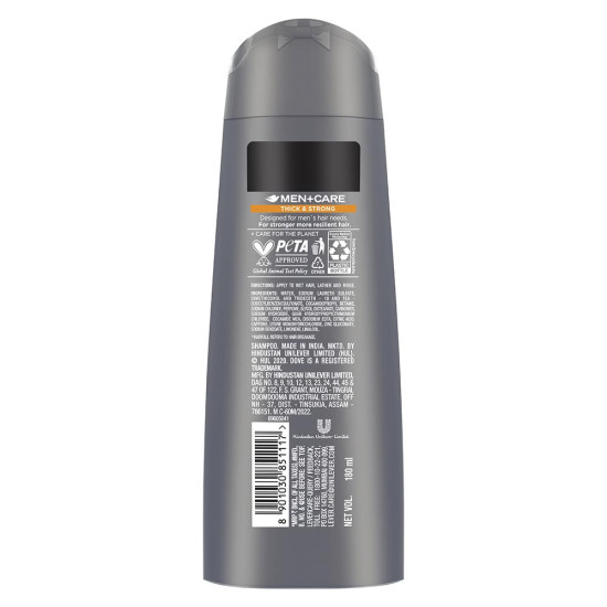 Dove Men+Care Thick & Strong 2in1 Shampoo+Conditioner - For Resilient Hair