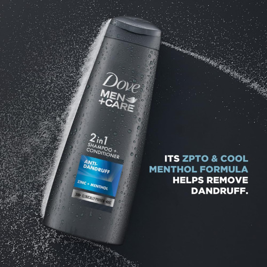 Dove Men+Care Anti Dandruff 2in1 Shampoo+Conditioner - Fights Dandruff