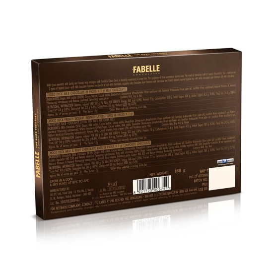 Fabelle The Bars Treasury - Premium Chocolate Gift Pack