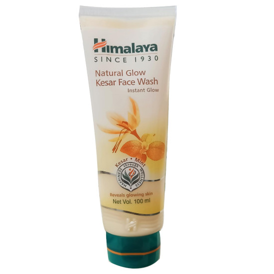 Himalaya Natural Glow Kesar Face Wash - Brighten and Rejuvenate Your Skin