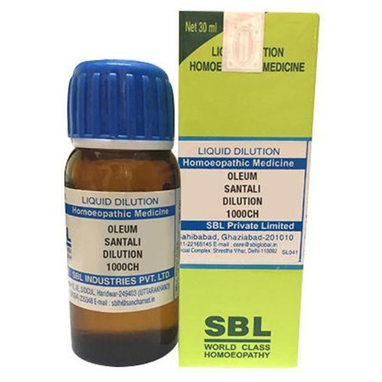 SBL Oleum Santali Dilution 1000 CH