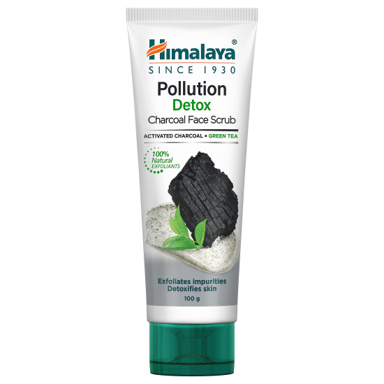 Himalaya Pollution Detox Charcoal Face Scrub - Detoxifying & Brightening