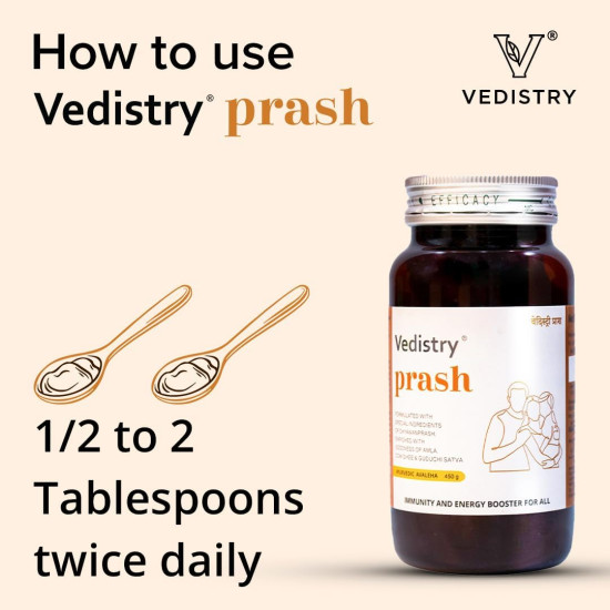 Vedistry Prash - Daily Health Tonic Enriched with Gold, Silver, and Pearl